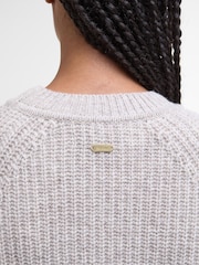 Barbour® Natural Irene Knit Oat Jumper - Image 6 of 8