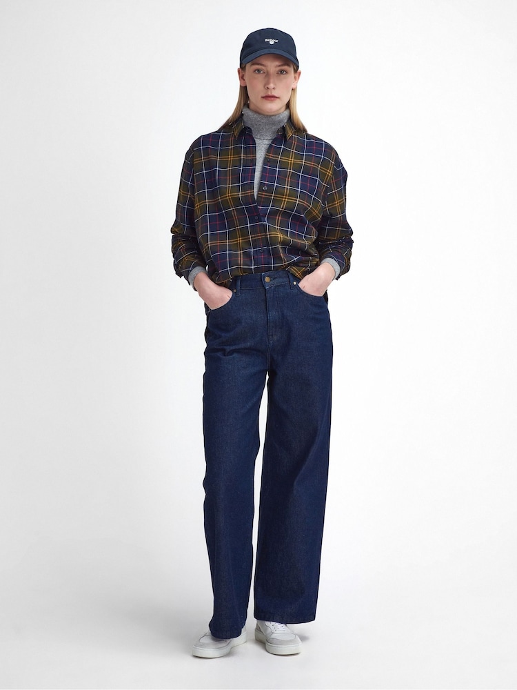 Barbour® Brown Elishaw Check  Classic Shirt - Image 2 of 8
