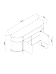 Light Large Sideboard - Image 3 of 10