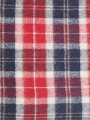 Barbour® Red Tartan Lambswool Scarf - Image 5 of 5