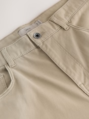 Neutral Slim Fit 5 Pocket Soft Touch Trousers - Image 2 of 5