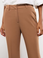 Lipsy Camel Petite Tailored Tapered Trousers - Image 3 of 4