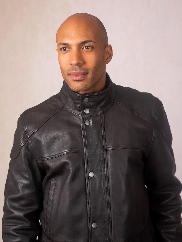 Lakeland Leather Brown Strands Coat - Image 8 of 8