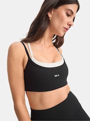 TALA Black Double Layer Strappy Bra - Image 2 of 2