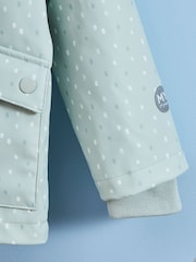 My 1st Years Personalised Sage Spot Rain Mac - Image 2 of 6