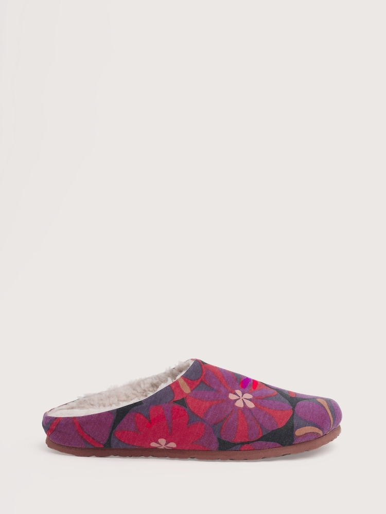 Seasalt Cornwall Purple Nightjar Mule Slippers - Image 2 of 6