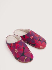 Seasalt Cornwall Purple Nightjar Mule Slippers - Image 5 of 6