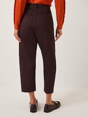Monsoon Brown Leah Barrel Jeans - Image 2 of 5
