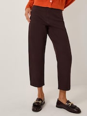 Monsoon Brown Leah Barrel Jeans - Image 4 of 5