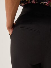 Monsoon Black Erin Flared Tailored Trousers - Image 3 of 5