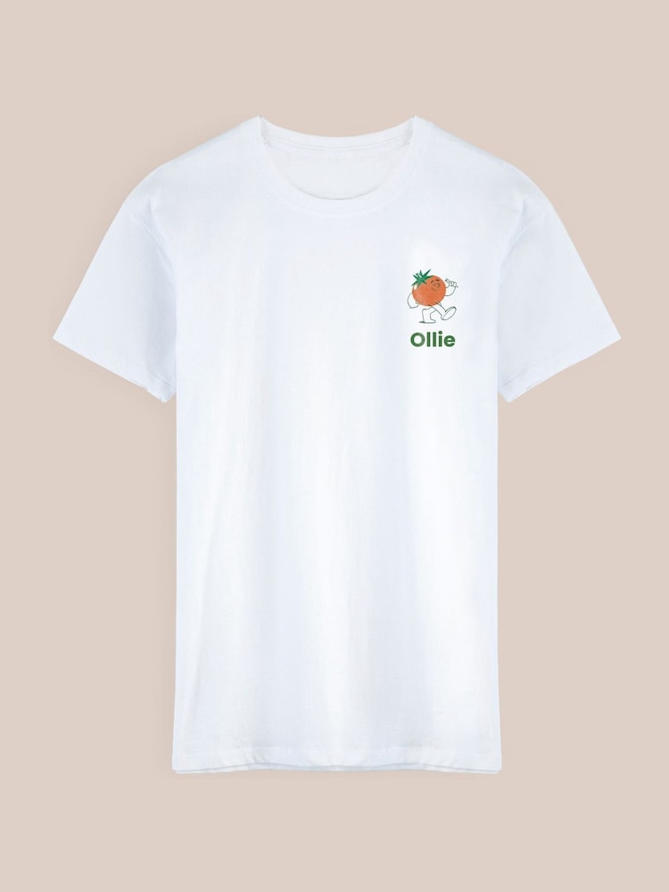 Personalised Unisex Fruit Graphic T-Shirt By Stitch Style - Image 1 of 5