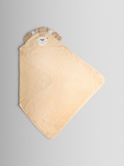 JoJo Maman Bébé Neutral Lion Personalised Neutral Lion Hooded Towel - Image 1 of 2