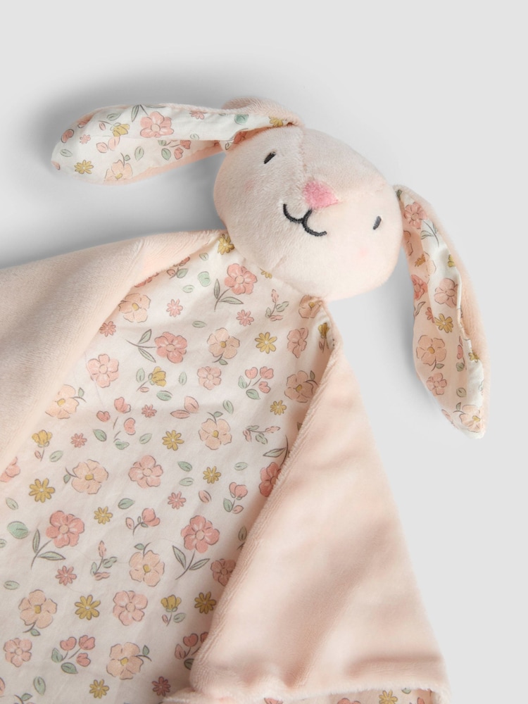 JoJo Maman Bébé Floral Bunny Personalised Comforter - Image 2 of 3 JoJo Maman Bébé Floral Bunny Personalised Comforter - Image 2 of 3
