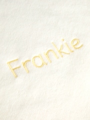 JoJo Maman Bébé Cream Duck Personalised Cream Duck Hooded Towel - Image 3 of 3