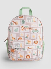 JoJo Maman Bébé Natural Safari Personalised Medium Backpack - Image 2 of 3