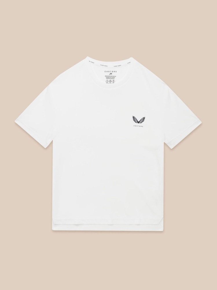 Castore White Short Sleeve T-Shirt - Image 1 of 2