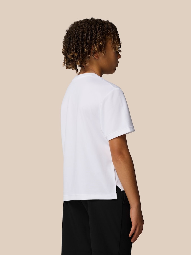 Castore White Short Sleeve T-Shirt - Image 2 of 10 Castore White Short Sleeve T-Shirt - Image 2 of 10