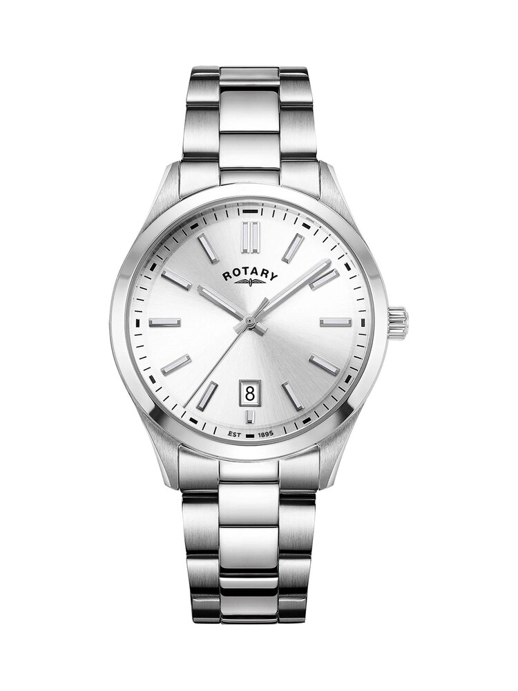 Rotary Silver Tone Tone Heritage Stainless Steel Bracelet Watch - Image 1 of 6