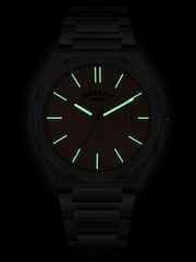 Rotary Silver Animal Stainless Steel Bracelet Watch - Image 5 of 6