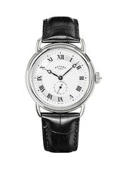 Rotary Heritage Sherlock Stainless Steel Black Strap Watch - Image 1 of 2
