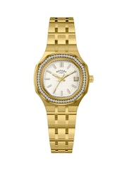 Rotary Gold Plated Brilliance Bracelet Watch - Image 1 of 6