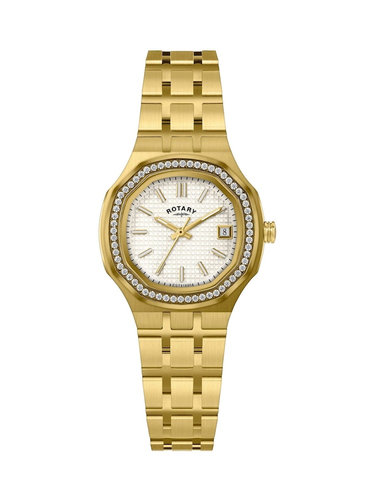 Rotary Gold Plated Brilliance Bracelet Watch - Image 1 of 6