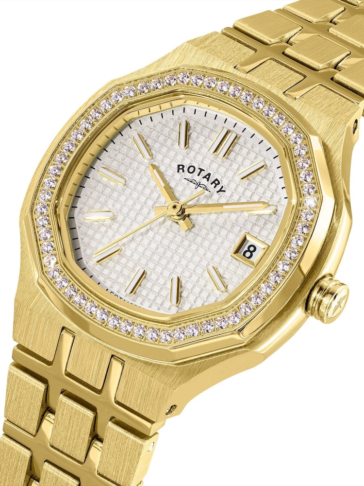 Rotary Gold Plated Brilliance Bracelet Watch - Image 2 of 6
