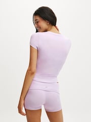 Cotton On Purple Ultra Soft Fitted T-Shirt - Image 2 of 4