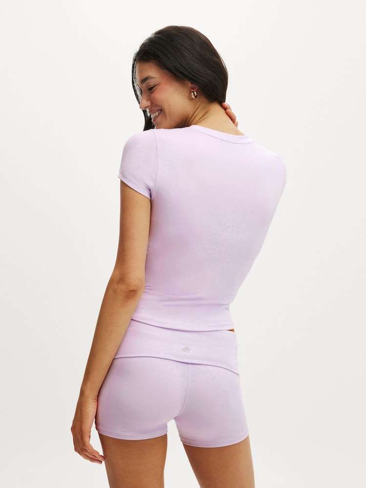 Cotton On Purple Ultra Soft Fitted T-Shirt - Image 2 of 4