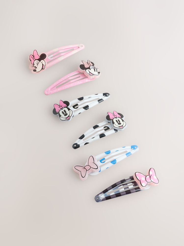 Pink Minnie Mouse Hair Clips - Image 2 of 3