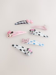 Pink Minnie Mouse Hair Clips - Image 3 of 3