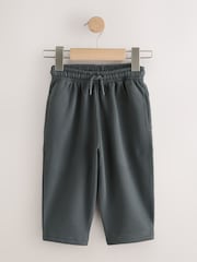 Charcoal Grey Wide Fit Soft Touch Jersey Joggers (3mths-7yrs) - Image 1 of 4