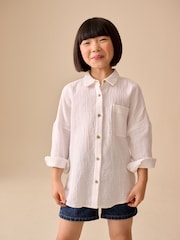 Alb - Cămașă (3-16yrs) - Imaginea 2 din 8