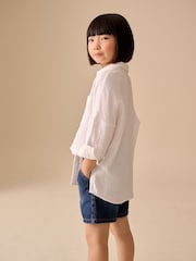 Alb - Cămașă (3-16yrs) - Imaginea 3 din 8