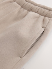 Neutral Cement Single Wide Leg Jersey Joggers (3mths-7yrs) - Image 6 of 7