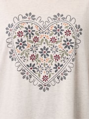 Yours Curve Natural Stitch Placement T-Shirt - Image 4 of 5