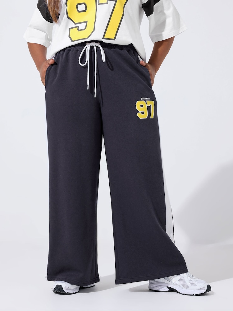 Yours Curve Blue Limited 97 Joggers - Image 1 of 5