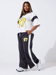 Yours Curve Blue Limited 97 Joggers - Image 2 of 5