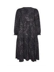 Yours Curve Grey Texture Midaxi Dress - Image 5 of 5