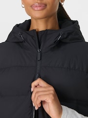 Sweaty Betty Black Nimbus Longline Gilet - Image 4 of 7