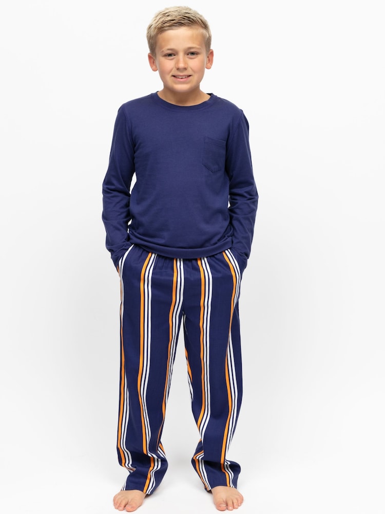 Cyberjammies Jersey Top & Printed Stripe Pyjamas Set - 圖片 1,共 3 Cyberjammies Jersey Top & Printed Stripe Pyjamas Set - 圖片 1,共 3