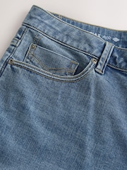 淡藍色 - 直筒款 - Motion Flex牛仔短褲 - 圖片 11/11