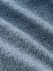 淡藍色 - 直筒款 - Motion Flex牛仔短褲 - 圖片 8/11