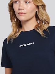 Jack Wills Chrome Black Debdon Regular Fit T-Shirt - Image 3 of 6