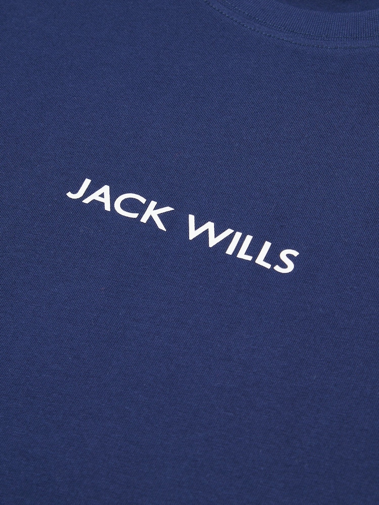 Jack Wills Chrome Black Debdon Regular Fit T-Shirt - Image 6 of 6 Jack Wills Chrome Black Debdon Regular Fit T-Shirt - Image 6 of 6