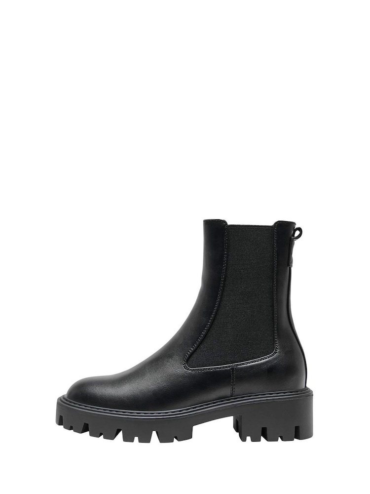 ONLY Black Chunky Sole Boots - Image 1 of 5