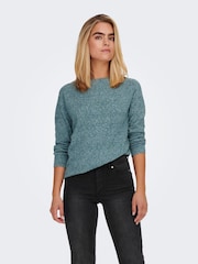 ONLY Green Knitted Long Sleeve Jumper - Image 2 of 6
