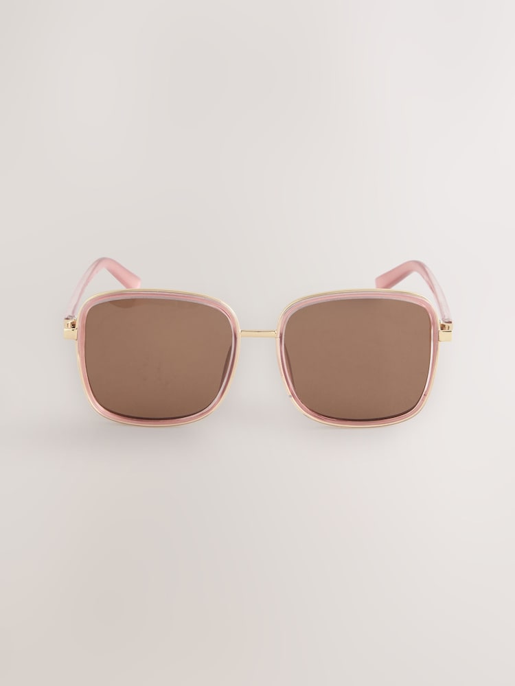 Розовый - Квадратные солнцезащитные очки - Изображение 2 3 Розовый - Квадратные солнцезащитные очки - Изображение 2 3