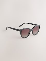 Chocolate Brown Cat Eye Sunglasses - Image 4 of 6