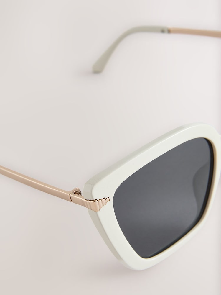 Bone Square Cat Eye Sunglasses - Image 5 of 5